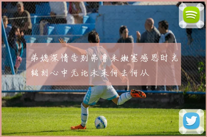 弟媳深情告别弗鲁米嫩塞感恩时光铭刻心中无论未来何去何从